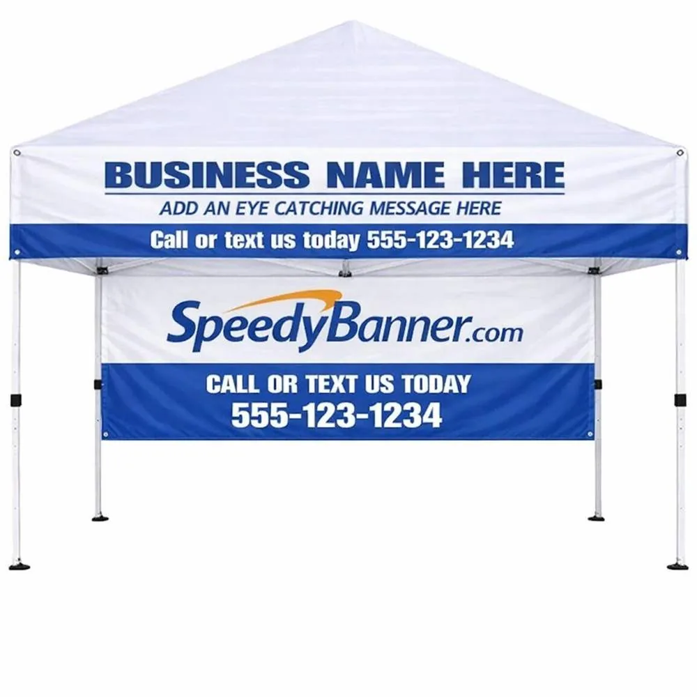 Tent Banner Example - Full Setup